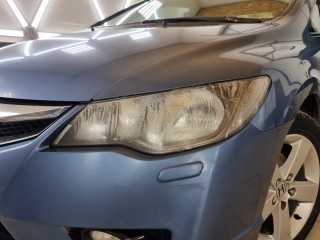 Honda Civic 4D устранение запотевания и лёгкая полировка фар (0)